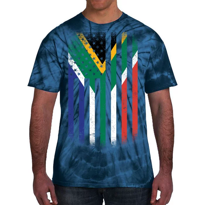 Vintage African Flag Tie-Dye T-Shirt