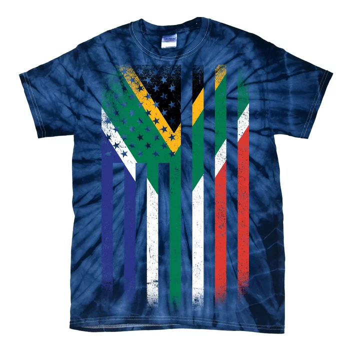 Vintage African Flag Tie-Dye T-Shirt