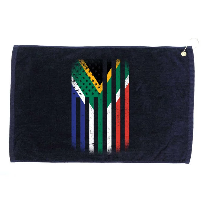 Vintage African Flag Grommeted Golf Towel