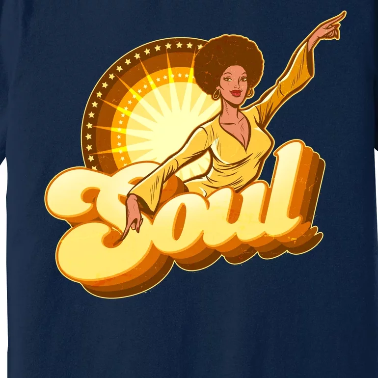 Vintage Afro Soul Retro 70s Premium T-Shirt