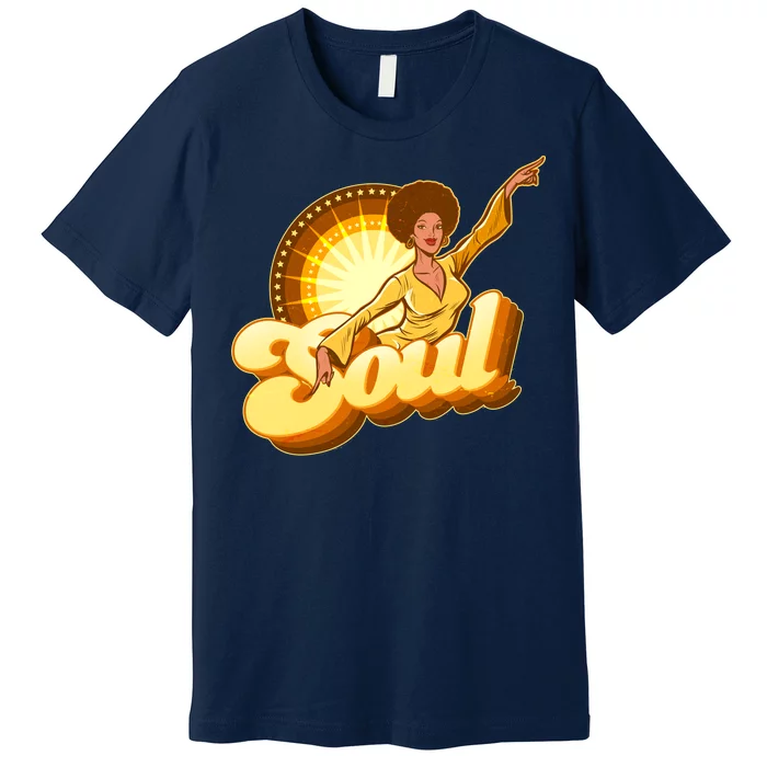 Vintage Afro Soul Retro 70s Premium T-Shirt