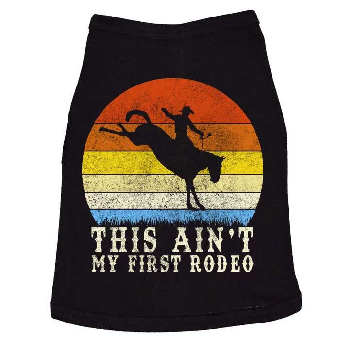 Vintage Ain't My First Rodeo Doggie Tank