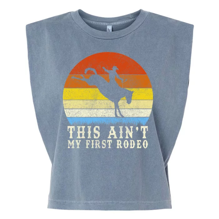 Vintage Ain't My First Rodeo Garment-Dyed Women's Muscle Tee