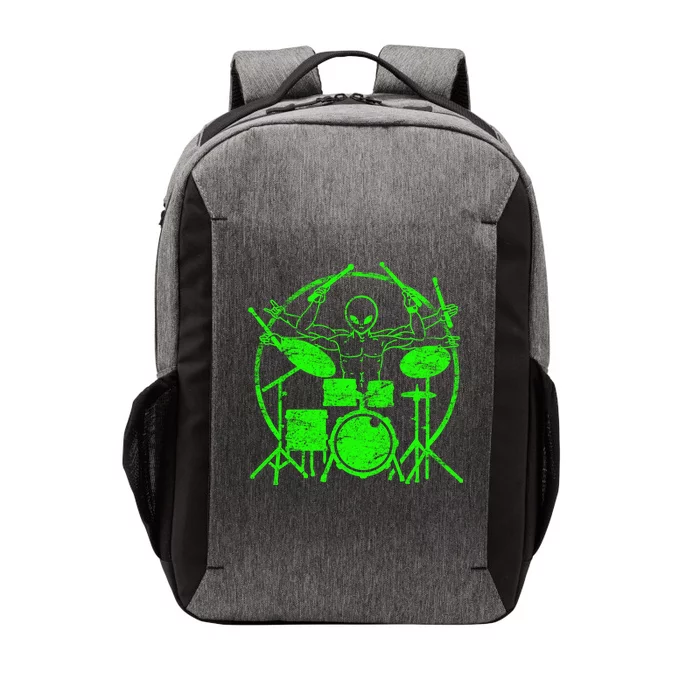 Vintage Alien Drummer Vector Backpack