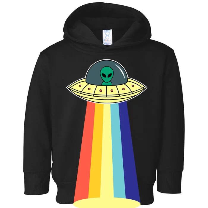 Vintage Alien Tractor Beam Toddler Hoodie