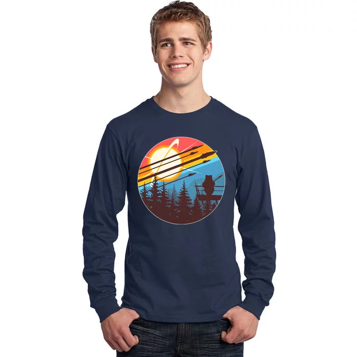 Vintage Alien World Space Battle Tall Long Sleeve T-Shirt