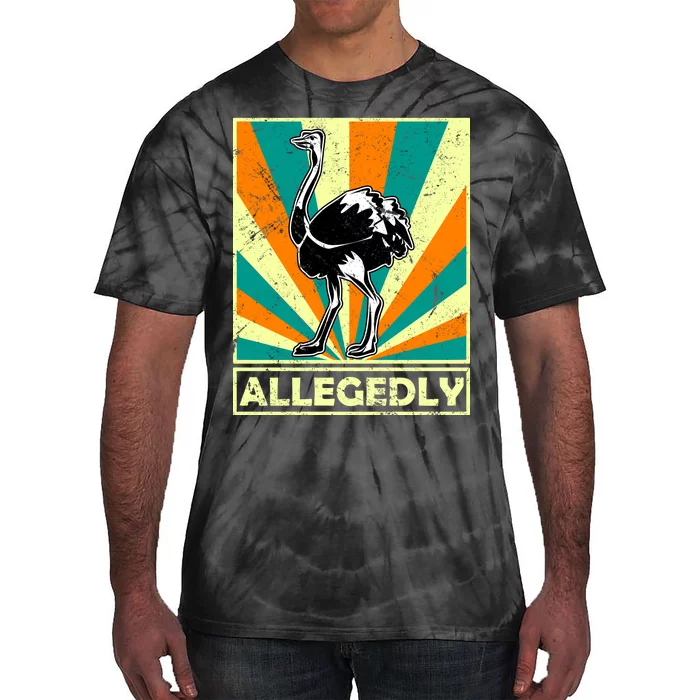 Vintage Allegedly Ostrich Tie-Dye T-Shirt