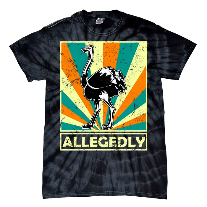 Vintage Allegedly Ostrich Tie-Dye T-Shirt