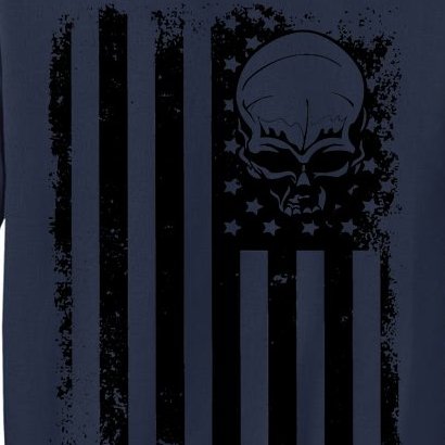 Vintage American Flag Military Skull Sweatshirt