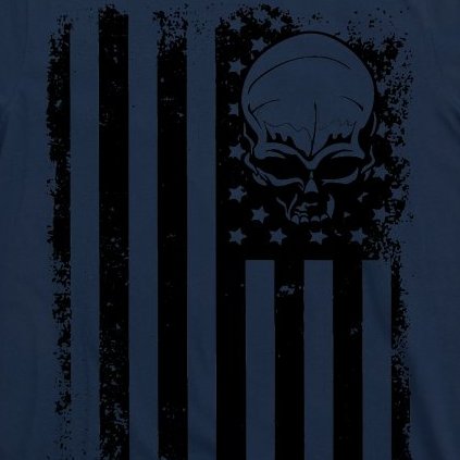 Vintage American Flag Military Skull T-Shirt