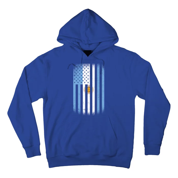 Vintage Argentina Flag Hoodie