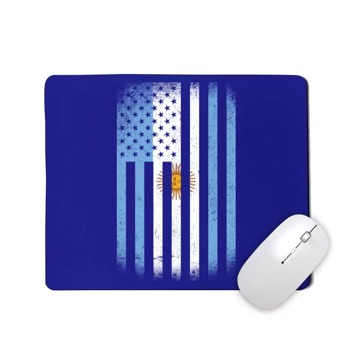 Vintage Argentina Flag Mousepad