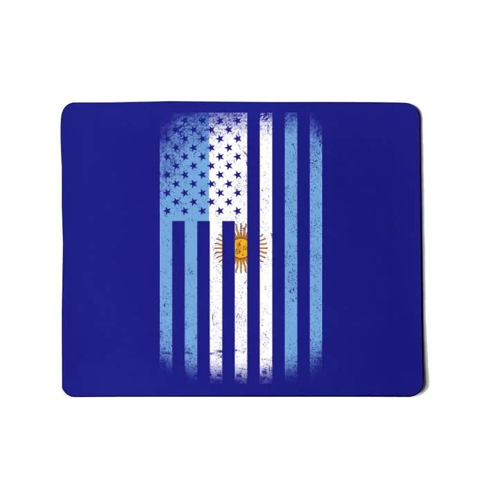 Vintage Argentina Flag Mousepad