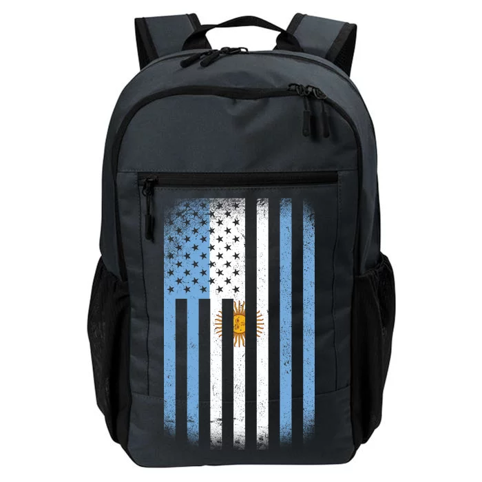 Vintage Argentina Flag Daily Commute Backpack