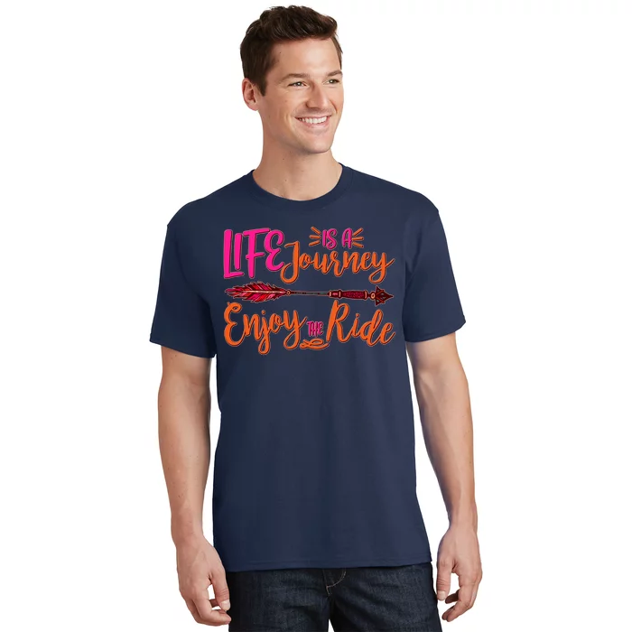 Vintage Arrow Life Is A Journey Enjoy The Ride T-Shirt