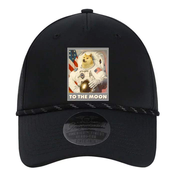 Vintage Astronaut Doge To The Moon Meme Performance The Dyno Cap