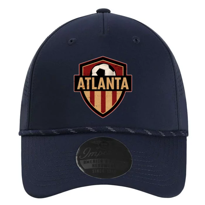 Vintage Atlanta GA USA Soccer Shield Logo Performance The Dyno Cap