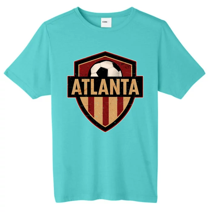 Vintage Atlanta GA USA Soccer Shield Logo ChromaSoft Performance T-Shirt