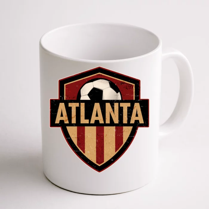 Vintage Atlanta GA USA Soccer Shield Logo Front & Back Coffee Mug