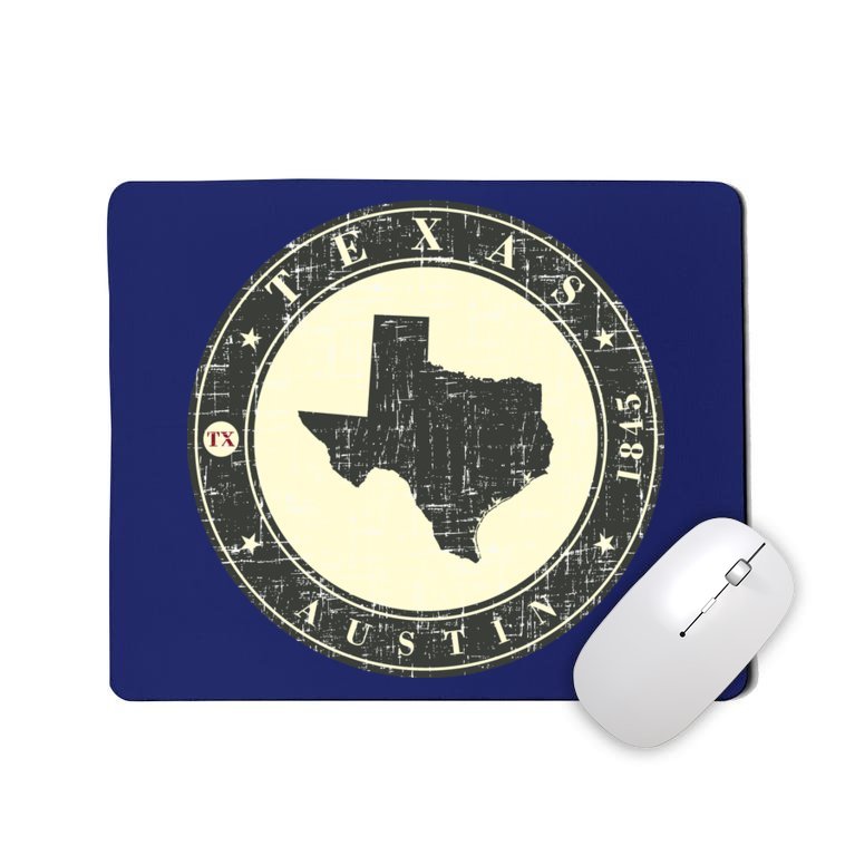 Vintage Austin Texas Logo Mousepad