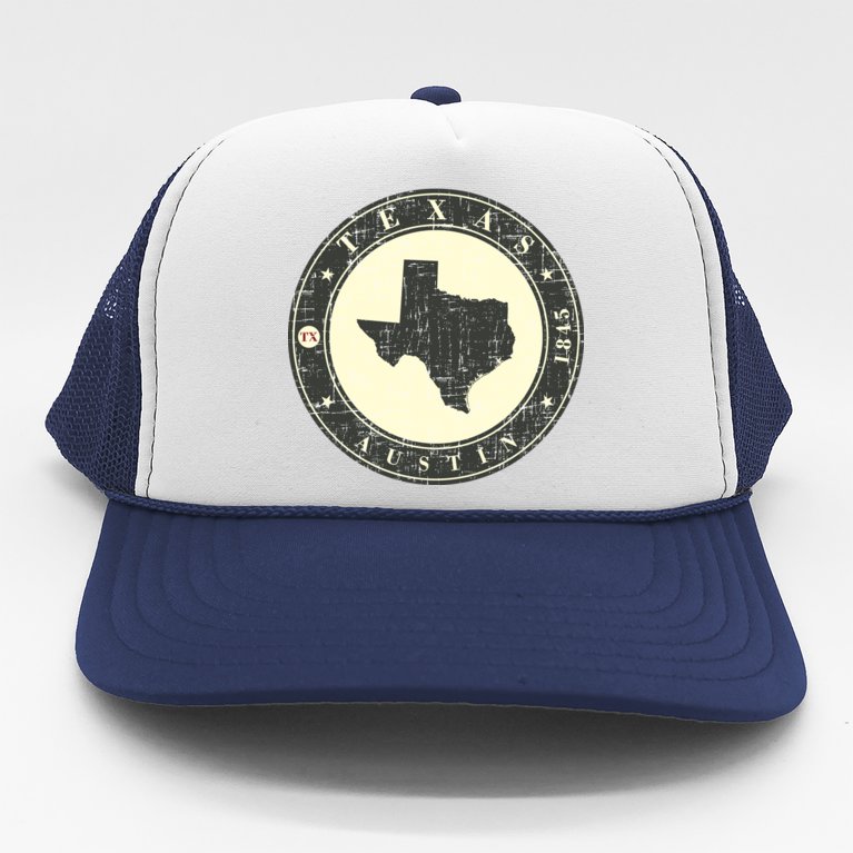 Vintage Austin Texas Logo Trucker Hat