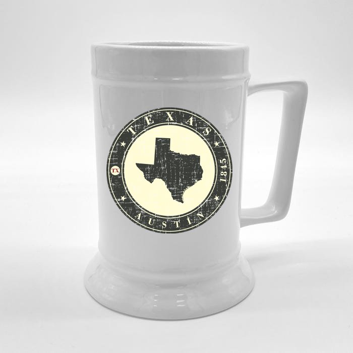 Vintage Austin Texas Logo Front & Back Beer Stein