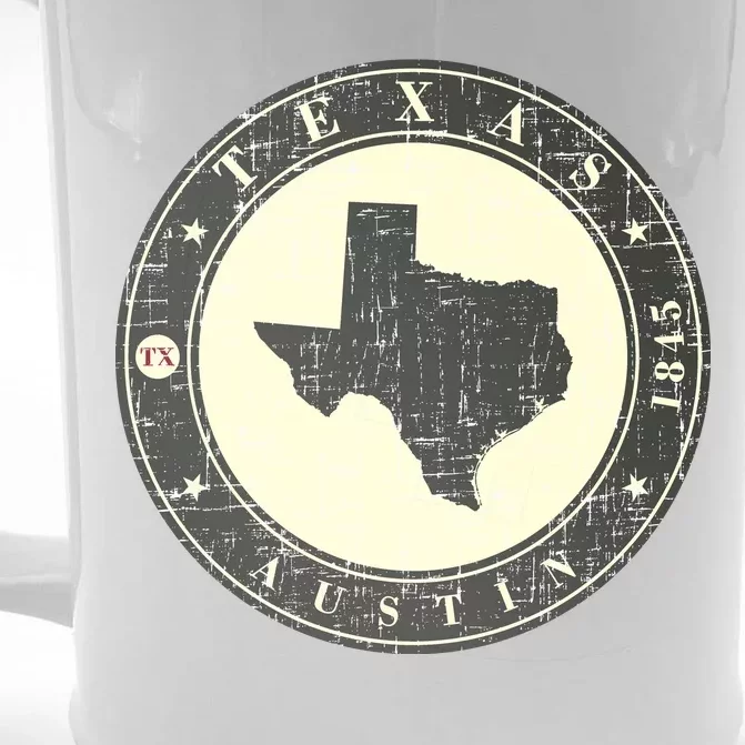 Vintage Austin Texas Logo Front & Back Beer Stein