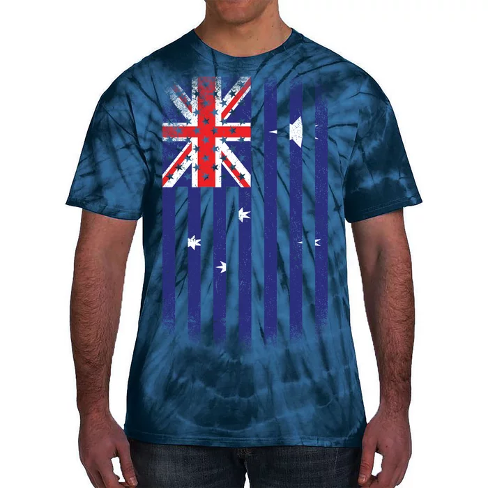 Vintage Australian Flag Tie-Dye T-Shirt