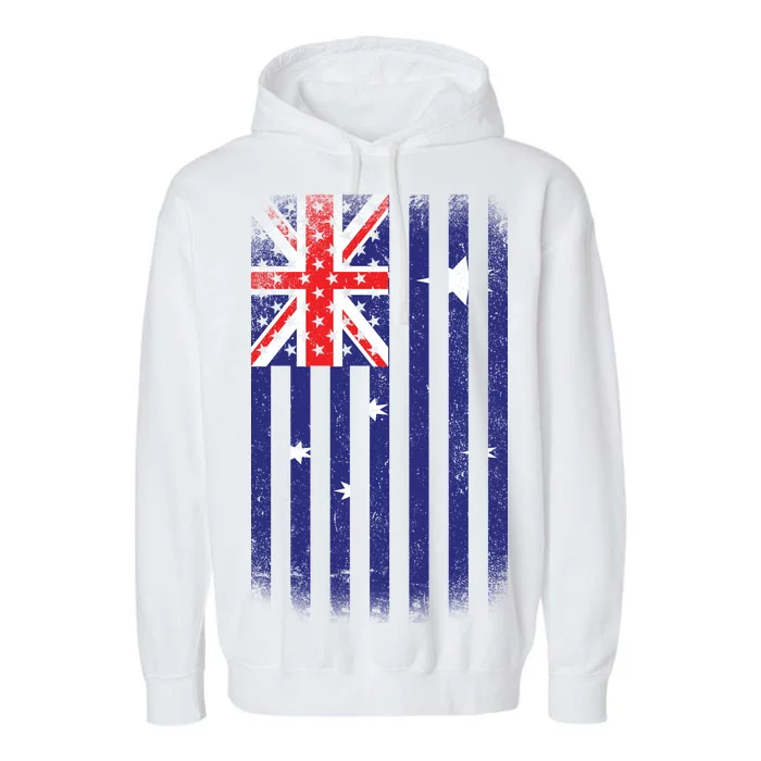 Vintage Australian Flag Garment-Dyed Fleece Hoodie