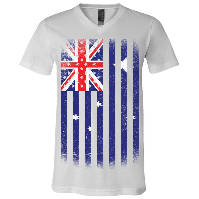 Vintage Australian Flag V-Neck T-Shirt