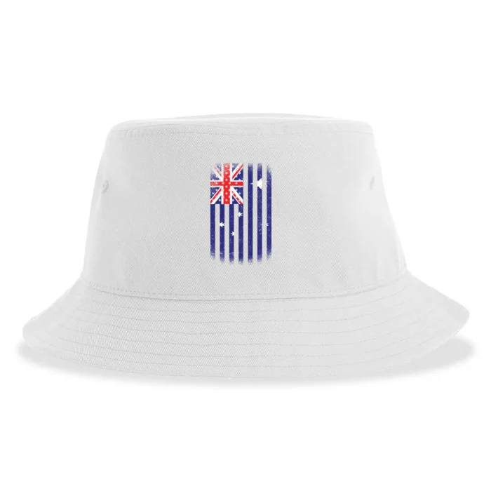 Vintage Australian Flag Sustainable Bucket Hat