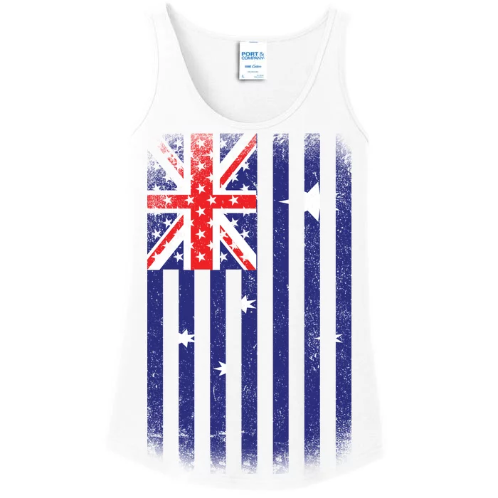 Vintage Australian Flag Ladies Essential Tank