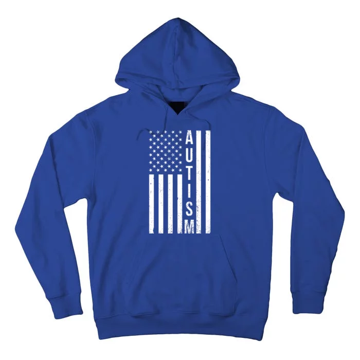 Vintage Autism Flag Tall Hoodie