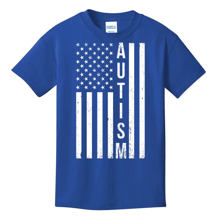 Vintage Autism Flag Kids T-Shirt