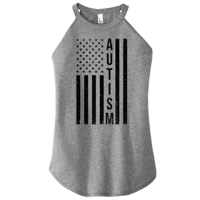 Vintage Autism Flag Women’s Perfect Tri Rocker Tank