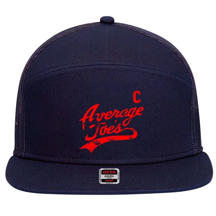 Vintage Average Joe's Gym 7 Panel Mesh Trucker Snapback Hat