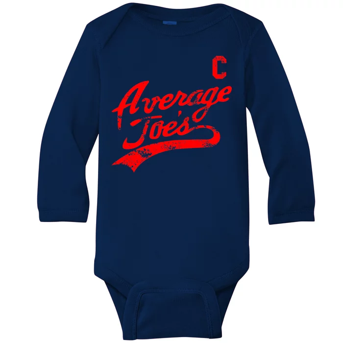 Vintage Average Joe's Gym Baby Long Sleeve Bodysuit