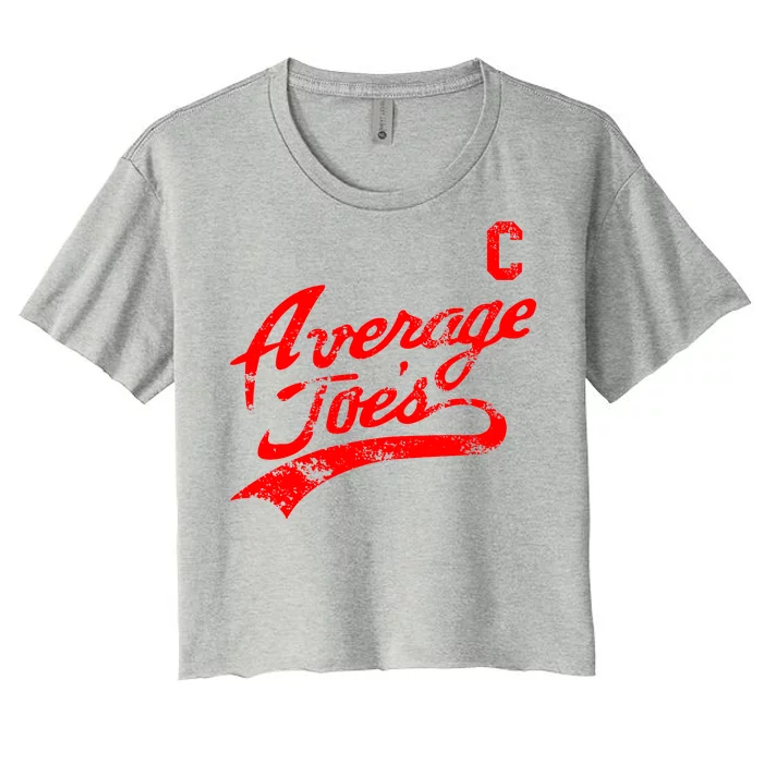 Vintage Average Joe's Gym Women's Crop Top Tee