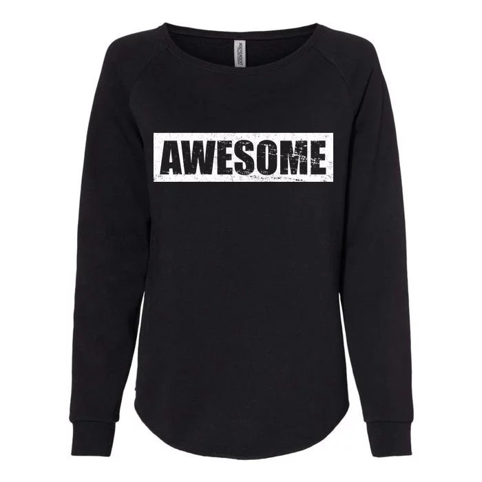 Vintage Awesome Logo Womens California Wash Sweatshirt