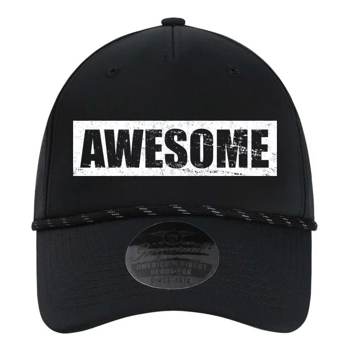 Vintage Awesome Logo Performance The Dyno Cap