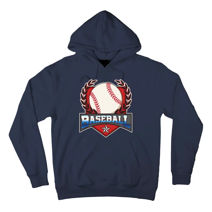 Vintage Baseball Fan Logo Hoodie