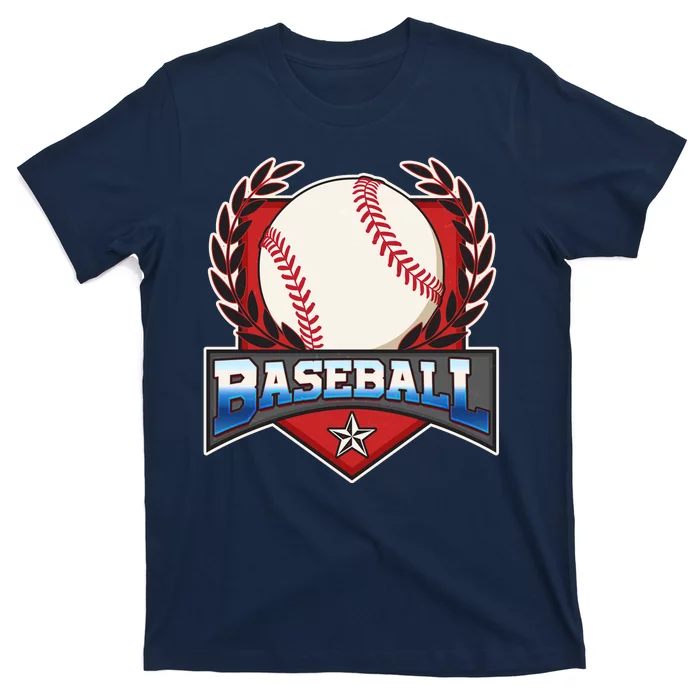 Vintage Baseball Fan Logo T-Shirt