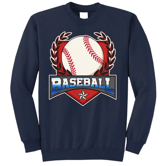 Vintage Baseball Fan Logo Tall Sweatshirt