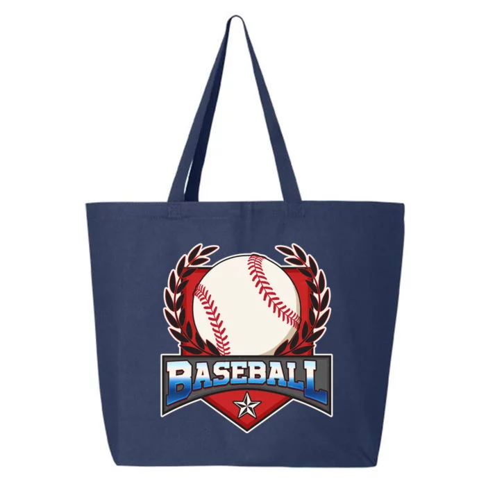 Vintage Baseball Fan Logo 25L Jumbo Tote