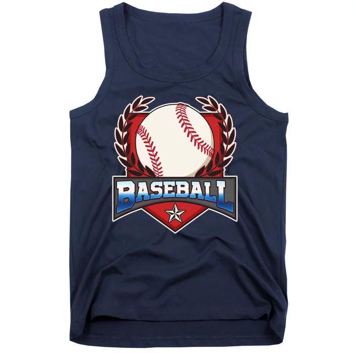 Vintage Baseball Fan Logo Tank Top