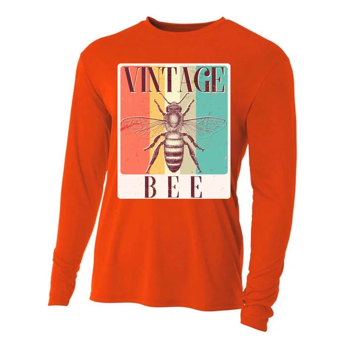 Vintage Bee Cooling Performance Long Sleeve Crew