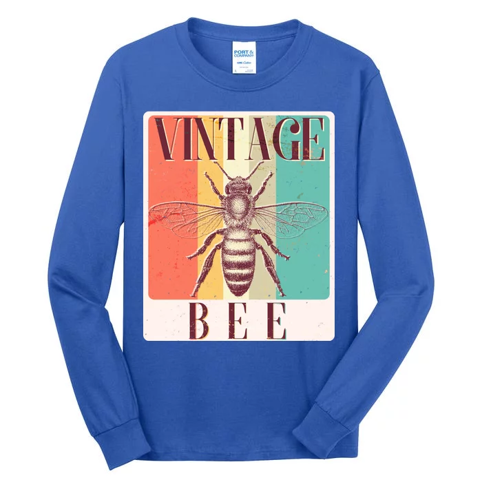 Vintage Bee Tall Long Sleeve T-Shirt