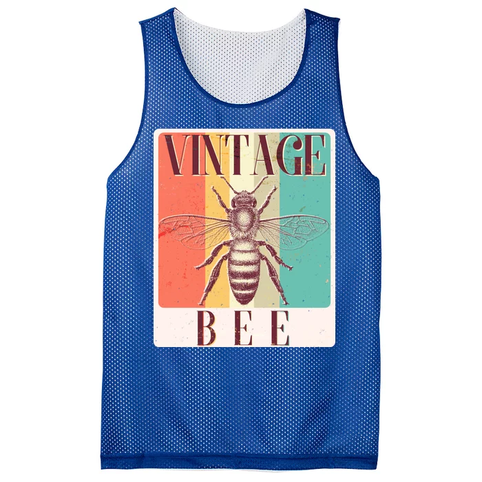 Vintage Bee Mesh Reversible Basketball Jersey Tank