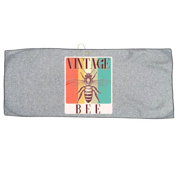 Vintage Bee Large Microfiber Waffle Golf Towel