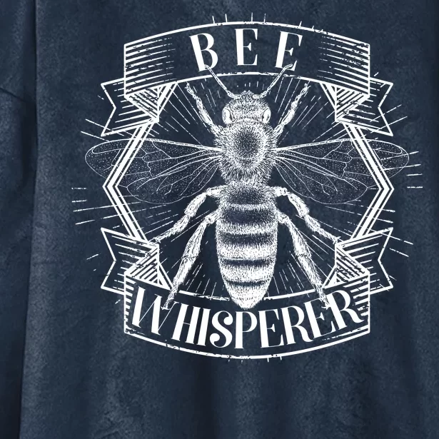 Vintage Bee Whisperer Hooded Wearable Blanket